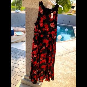 Torrid Formal Black Rose 🌹 Dress